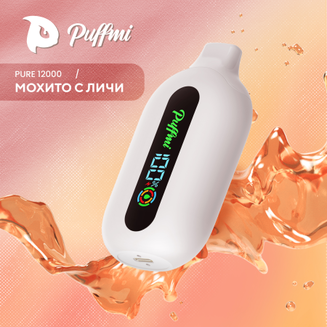 Puffmi PURE V2 Mojito Lychee (Мохито Личи) 12000 затяжек