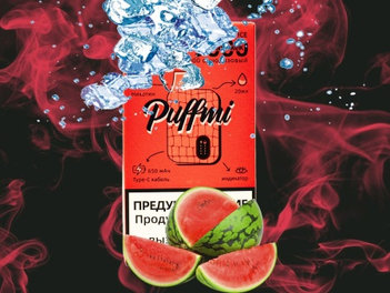 PuffMi DURA V2 Арбуз Лёд 9000 затяжек
