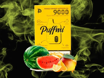 PuffMi DURA V2 Манго Апельсин Арбуз 9000 затяжек