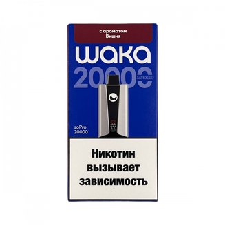 WAKA soPro PA HARD Вишня 20000 затяжек