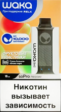 WAKA soPro PA V2 Фруктовые Пластинки 10000 затяжек