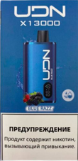 UDN X Blue Razz 13000 затяжек