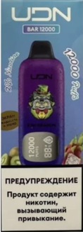 UDN BAR Kiwi Dragon 12000 затяжек