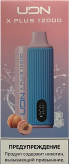 UDN BAR X PLUS Персик Лёд 12000 затяжек