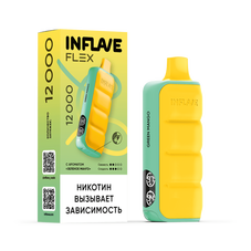 INFLAVE FLEX Зелёное Манго 12000 затяжек
