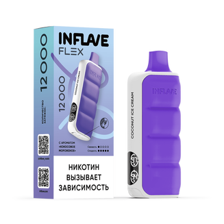 INFLAVE FLEX Кокосовое Мороженое 12000 затяжек