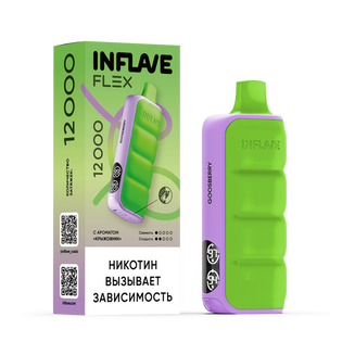 INFLAVE FLEX Крыжовник 12000 затяжек