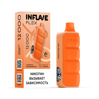 INFLAVE FLEX Персиковый Чай 12000 затяжек