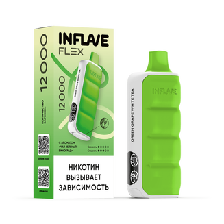 INFLAVE FLEX Чай Зелёный Виноград 12000 затяжек