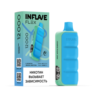 INFLAVE FLEX Яблоко Энергетик 12000 затяжек