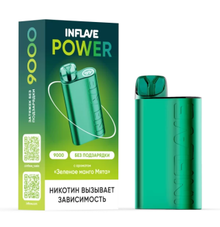 INFLAVE POWER Зелёное Манго Мята 9000 затяжек
