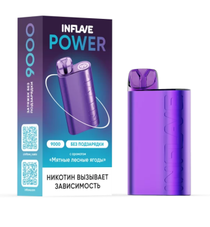 INFLAVE POWER Мятные Лесные Ягоды 9000 затяжек