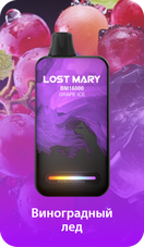 LOST MARY ВМ Виноградный Лёд 16000 затяжек