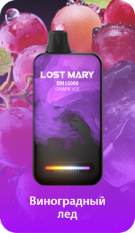 LOST MARY ВМ Виноградный Лёд 16000 затяжек
