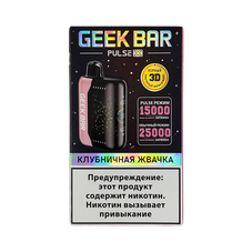 GEEKBAR PULSE Клубничная Жвачка 25 000 затяжек