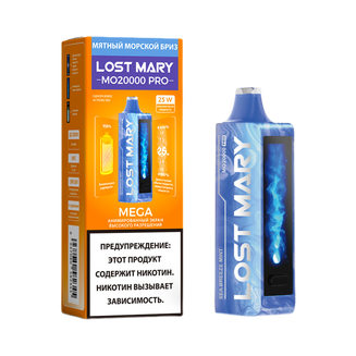 LOST MARY мо PRO Мятный Морской Бриз 20000 затяжек