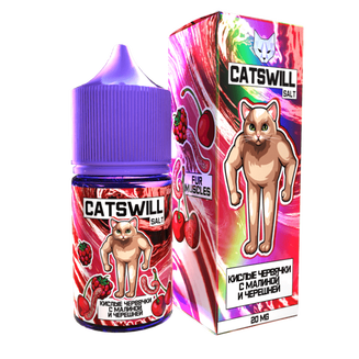Жидкость Catswill STRONG Кислые Червячки с Малиной и Черешней 30 мл