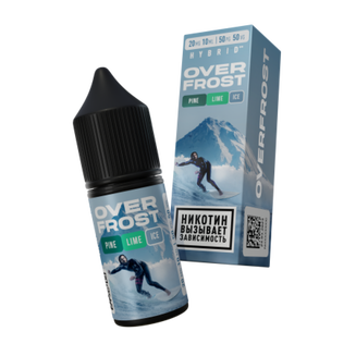Жидкость OVERFROST Hybrid Pine Lime Ice Хвоя Лайм 30 мл