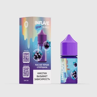 Жидкость INFLAVE BUBBLE Кислая Черная Смородина
