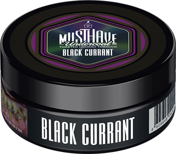 Табак Кальянный Must Have Undercoal Black Currant (Черная Смородина) (х25гр)