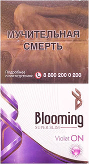 Сигареты Blooming Super Slim Violet ON